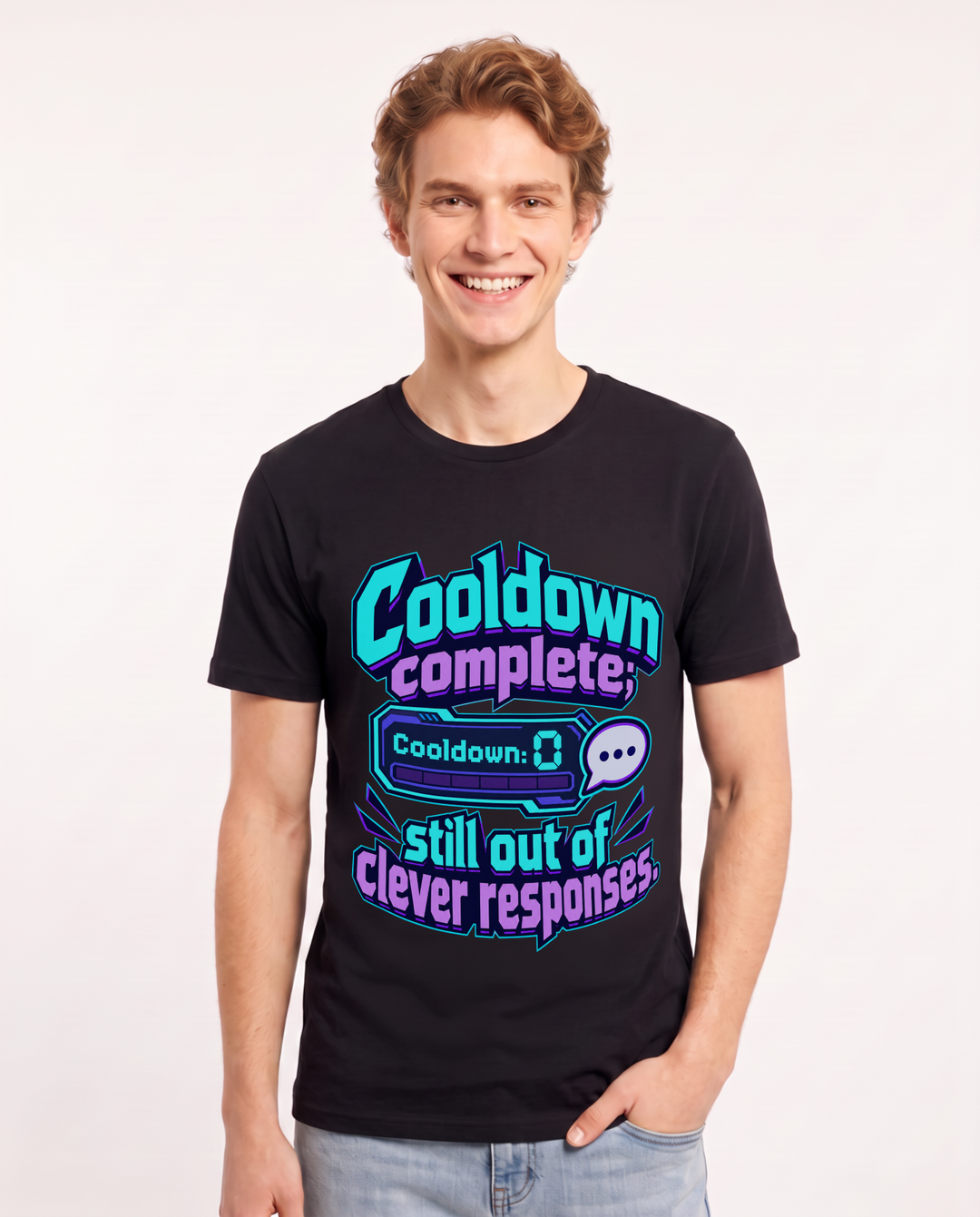 Gaming Black T-Shirt for Men – Game Night Graphic Tee product image 3