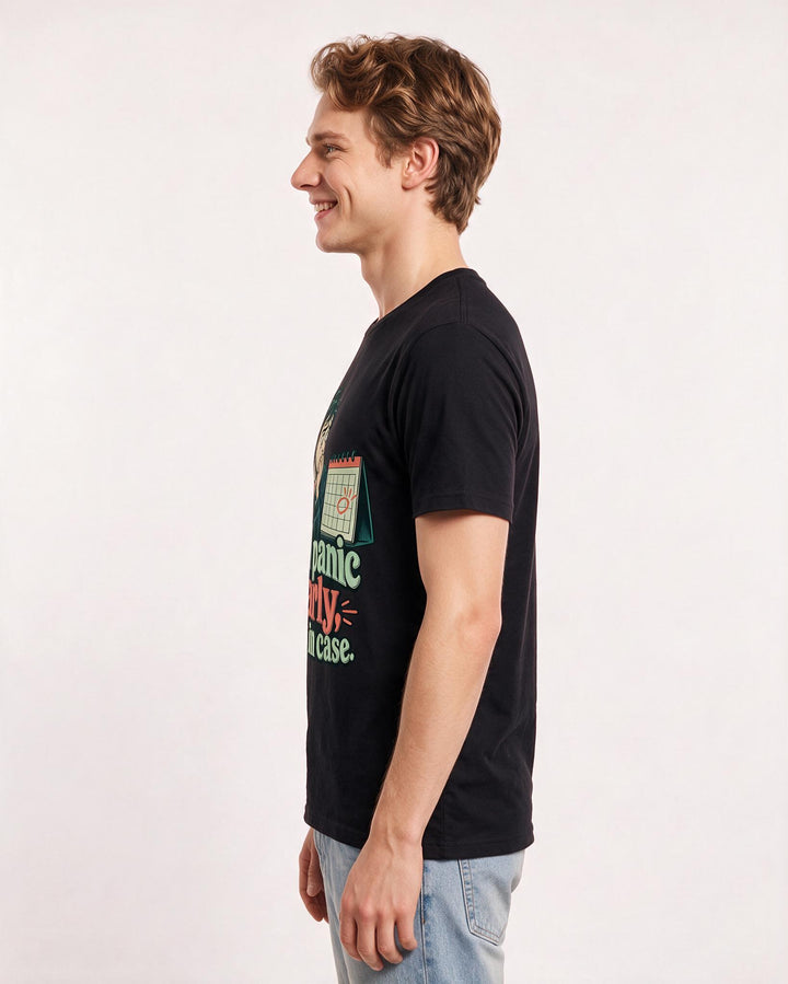 Meme Black T-Shirt for Men – Everyday Expression Graphic Tee product image 2