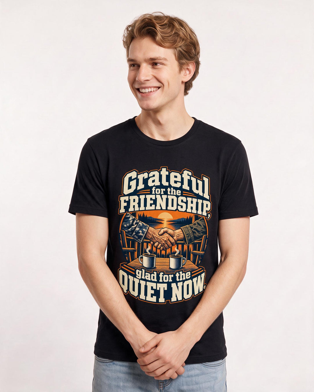 Veteran Black T-Shirt for Men – Everyday Expression Graphic Tee product image 1