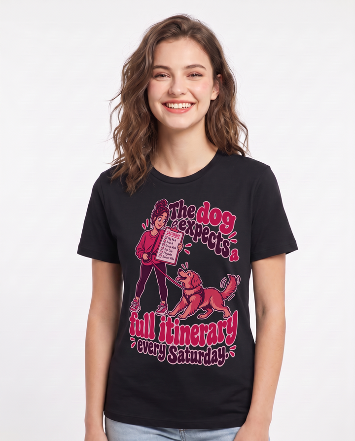 Cat Lover Black T-Shirt for Women – Everyday Expression Graphic Tee product image 3
