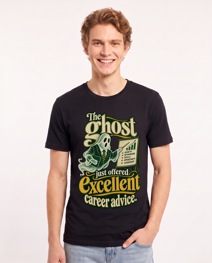 Halloween Black T-Shirt for Men – Halloween Theme Graphic Tee product image 3