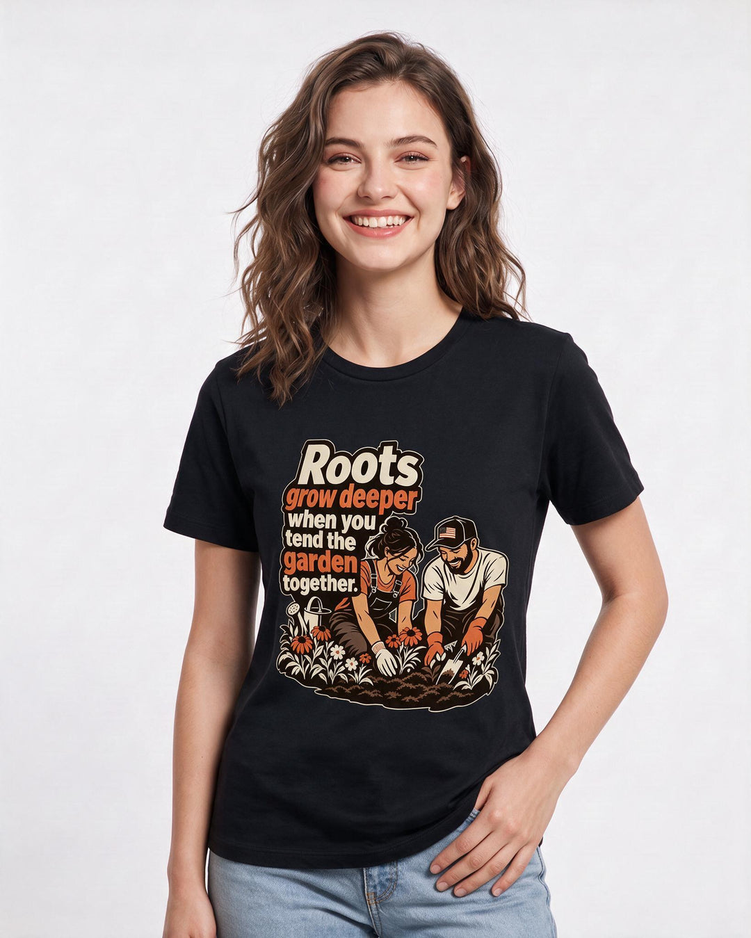 Patriotic Black T-Shirt for Women – Everyday Expression Graphic Tee product image 1