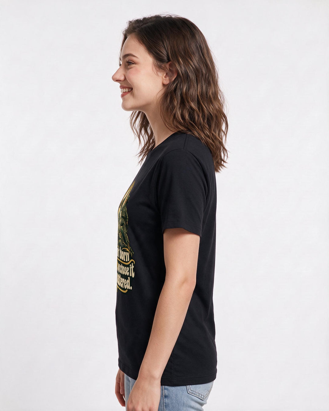 Veteran Black T-Shirt for Women – Everyday Expression Graphic Tee product image 2