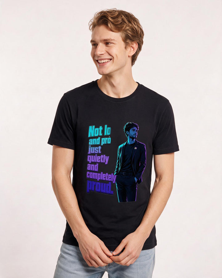 Pride Black T-Shirt for Men – Everyday Expression Graphic Tee product image 1