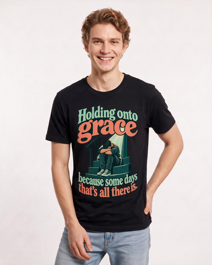 Christian Faith Black T-Shirt for Men – Everyday Expression Graphic Tee product image 1
