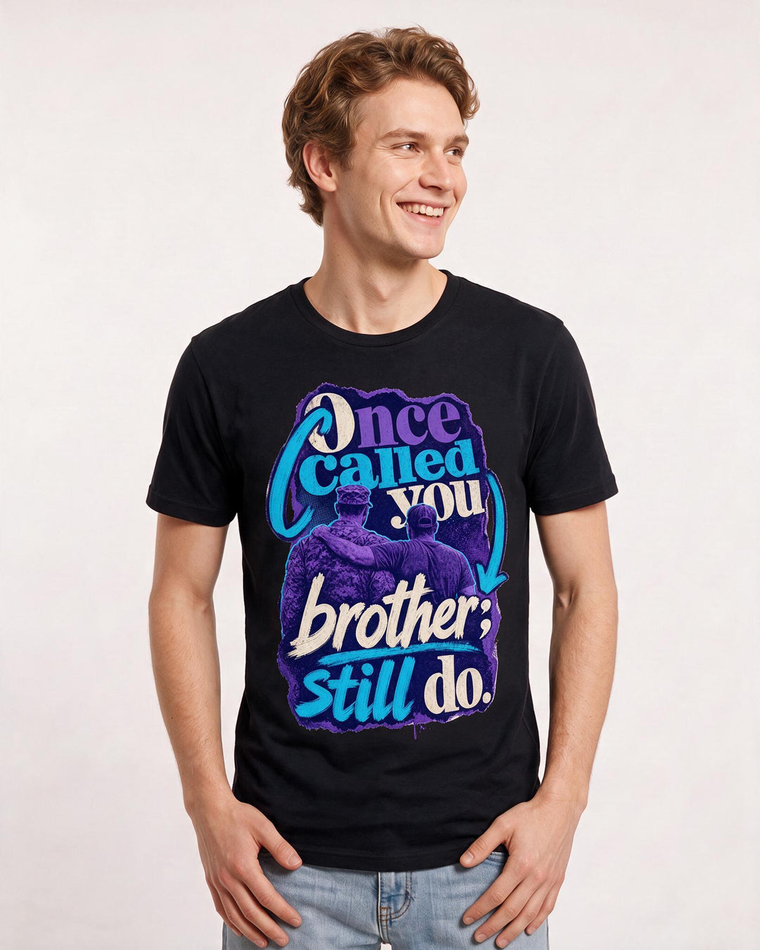 Veteran Black T-Shirt for Men – Everyday Expression Graphic Tee product image 3