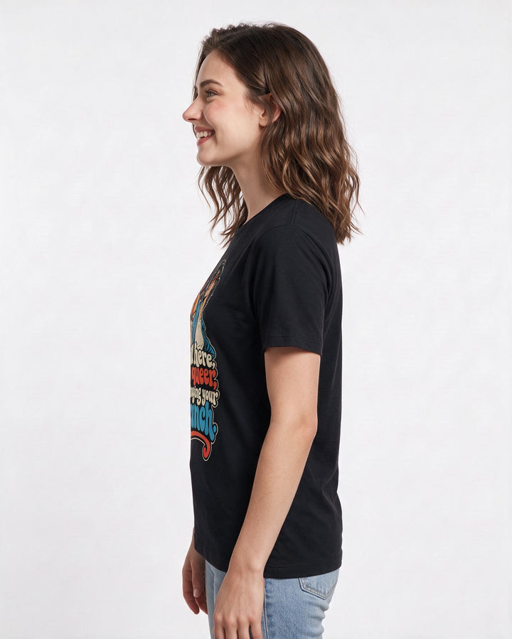 Pride Black T-Shirt for Women – Everyday Expression Graphic Tee product image 2