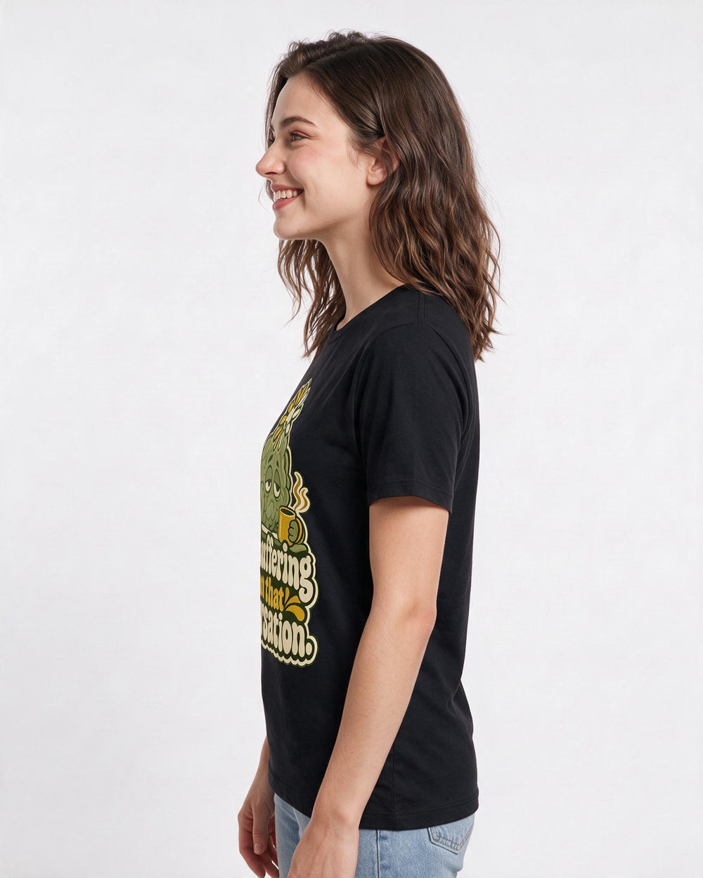 Gaming Black T-Shirt for Women – Game Night Graphic Tee product image 2