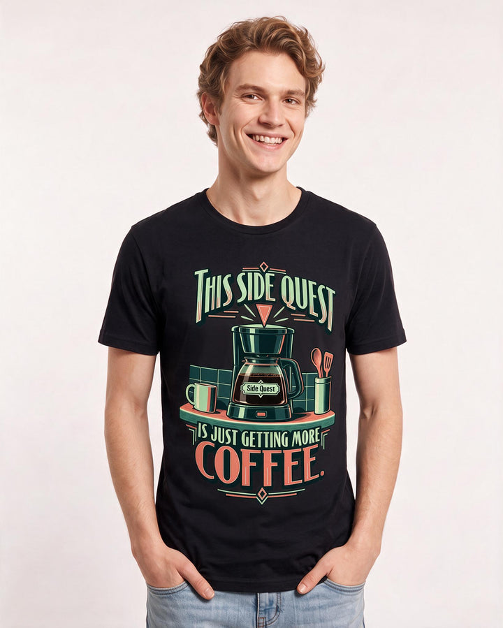 Gaming Black T-Shirt for Men – Game Night Graphic Tee product image 1