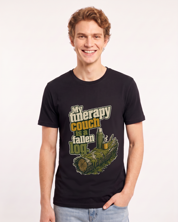 Hunting Black T-Shirt for Men – Everyday Expression Graphic Tee product image 1