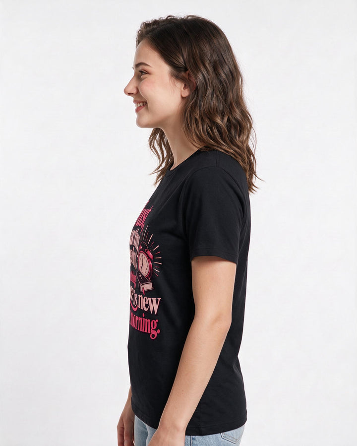 Christian Faith Black T-Shirt for Women – Everyday Expression Graphic Tee product image 2
