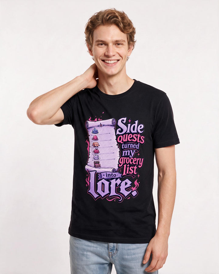 Gaming Black T-Shirt for Men – Game Night Graphic Tee product image 1