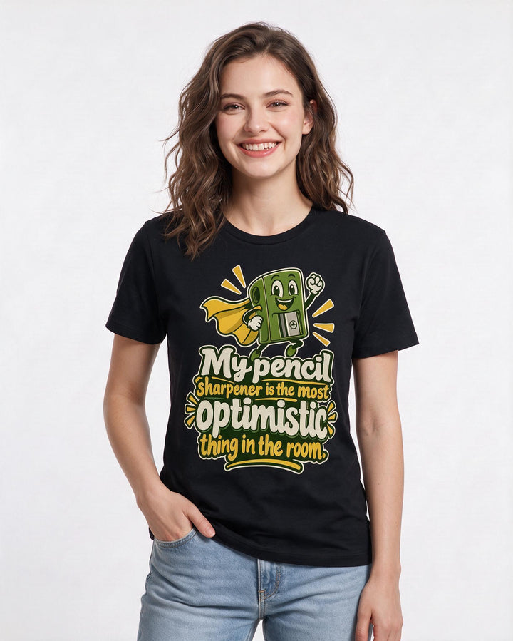 Teacher Black T-Shirt for Women – Everyday Expression Graphic Tee product image 1
