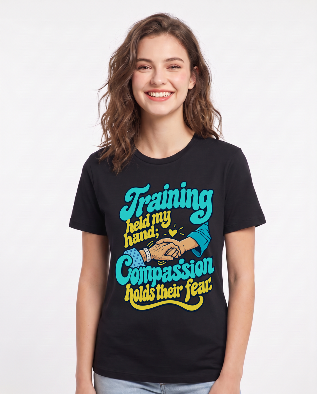 Nurse Black T-Shirt for Women – Nursing Life Graphic Tee product image 3