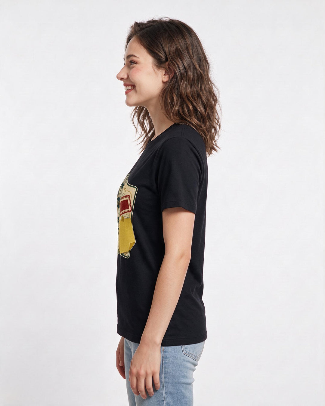 Funny Grandparent Women's Black T-Shirt – Grandma's kitchen has rules. Her product image 2