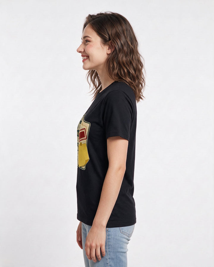 Funny Grandparent Women's Black T-Shirt – Grandma's kitchen has rules. Her product image 2