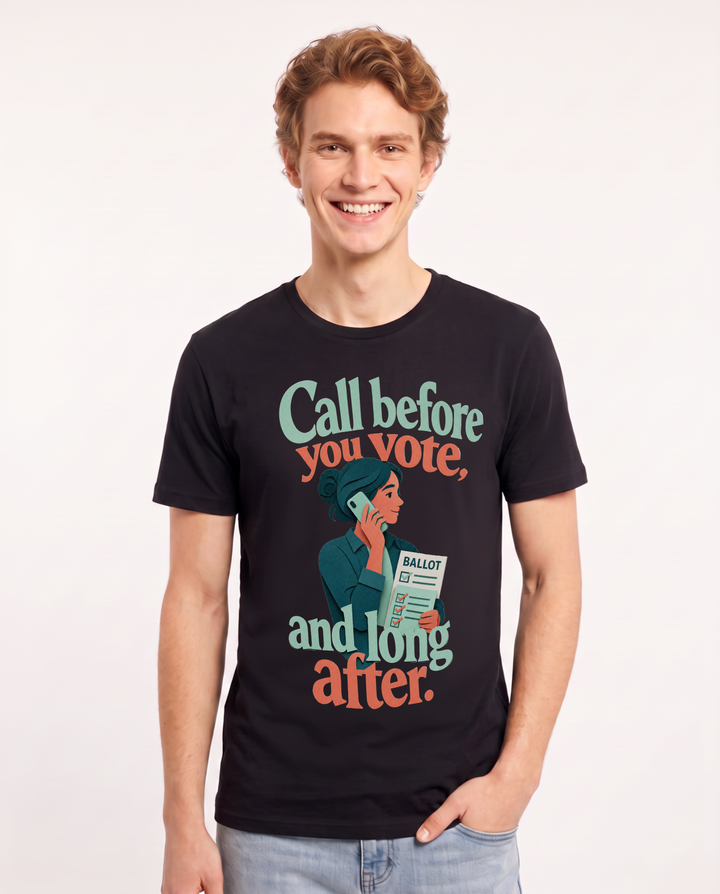 Political Statement Black T-Shirt for Men – Everyday Expression Graphic Tee product image 3