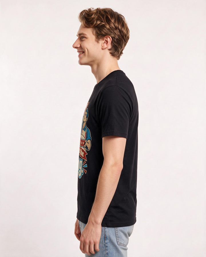 Patriotic Black T-Shirt for Men – Everyday Expression Graphic Tee product image 2