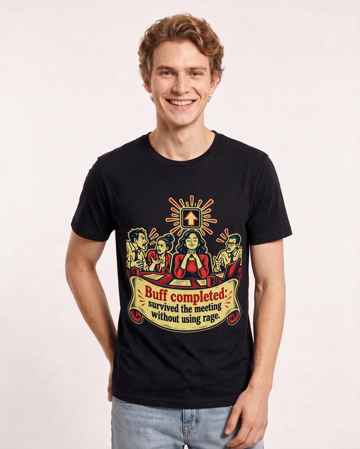 Gaming Black T-Shirt for Men – Game Night Graphic Tee product image 1