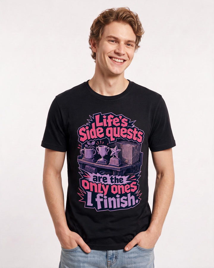 Gaming Black T-Shirt for Men – Game Night Graphic Tee product image 1