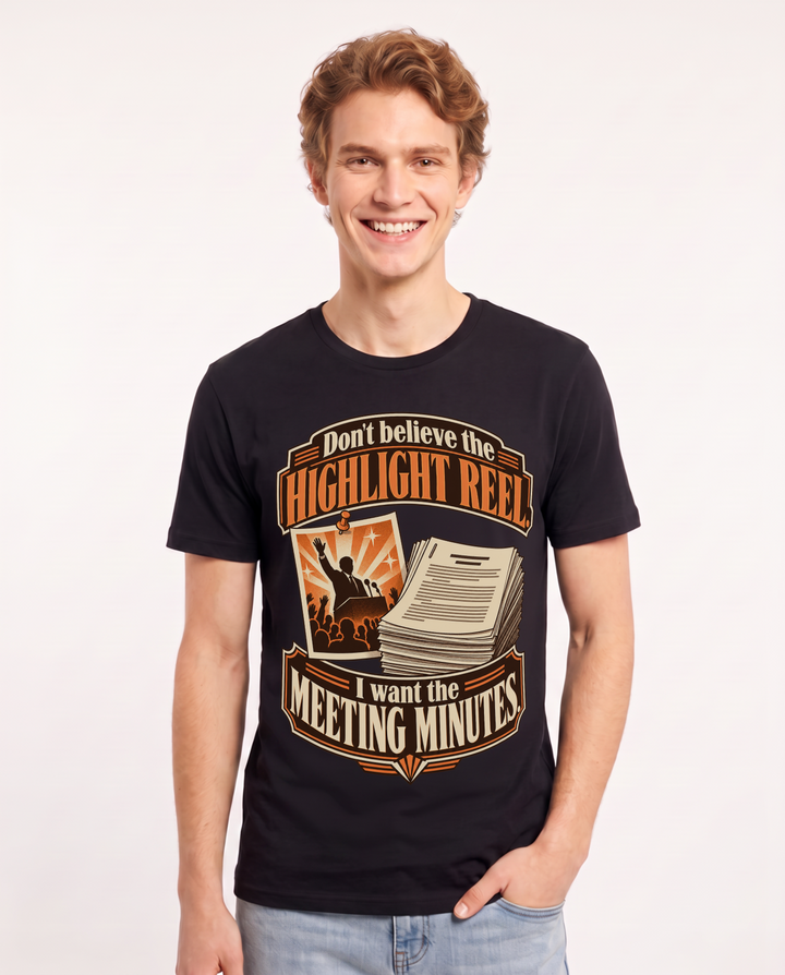 Political Statement Black T-Shirt for Men – Everyday Expression Graphic Tee product image 3