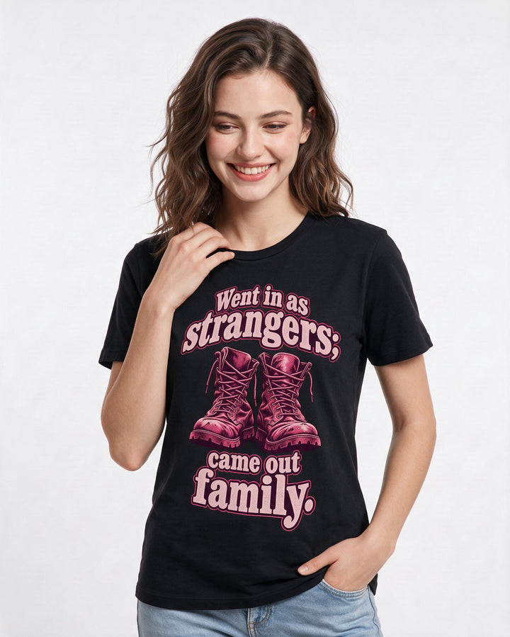 Veteran Black T-Shirt for Women – Everyday Expression Graphic Tee product image 1