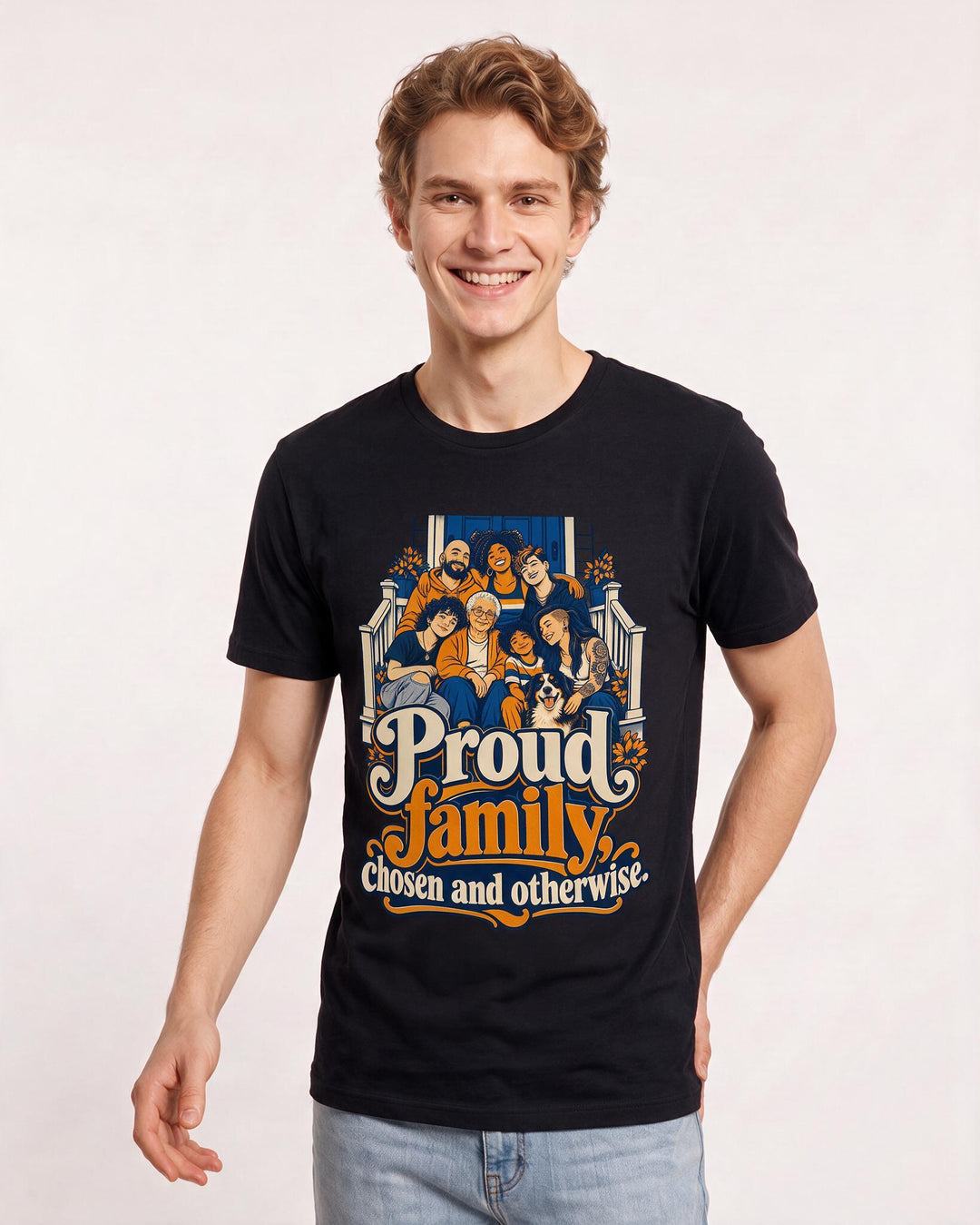 Pride Black T-Shirt for Men – Everyday Expression Graphic Tee product image 1