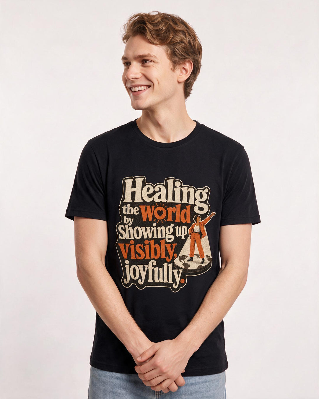 Pride Black T-Shirt for Men – Everyday Expression Graphic Tee product image 1