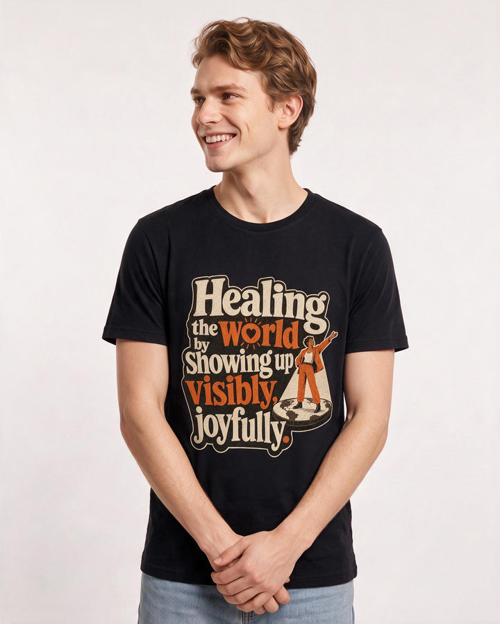 Pride Black T-Shirt for Men – Everyday Expression Graphic Tee product image 1