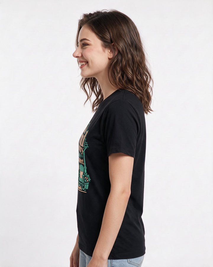Patriotic Black T-Shirt for Women – Everyday Expression Graphic Tee product image 2
