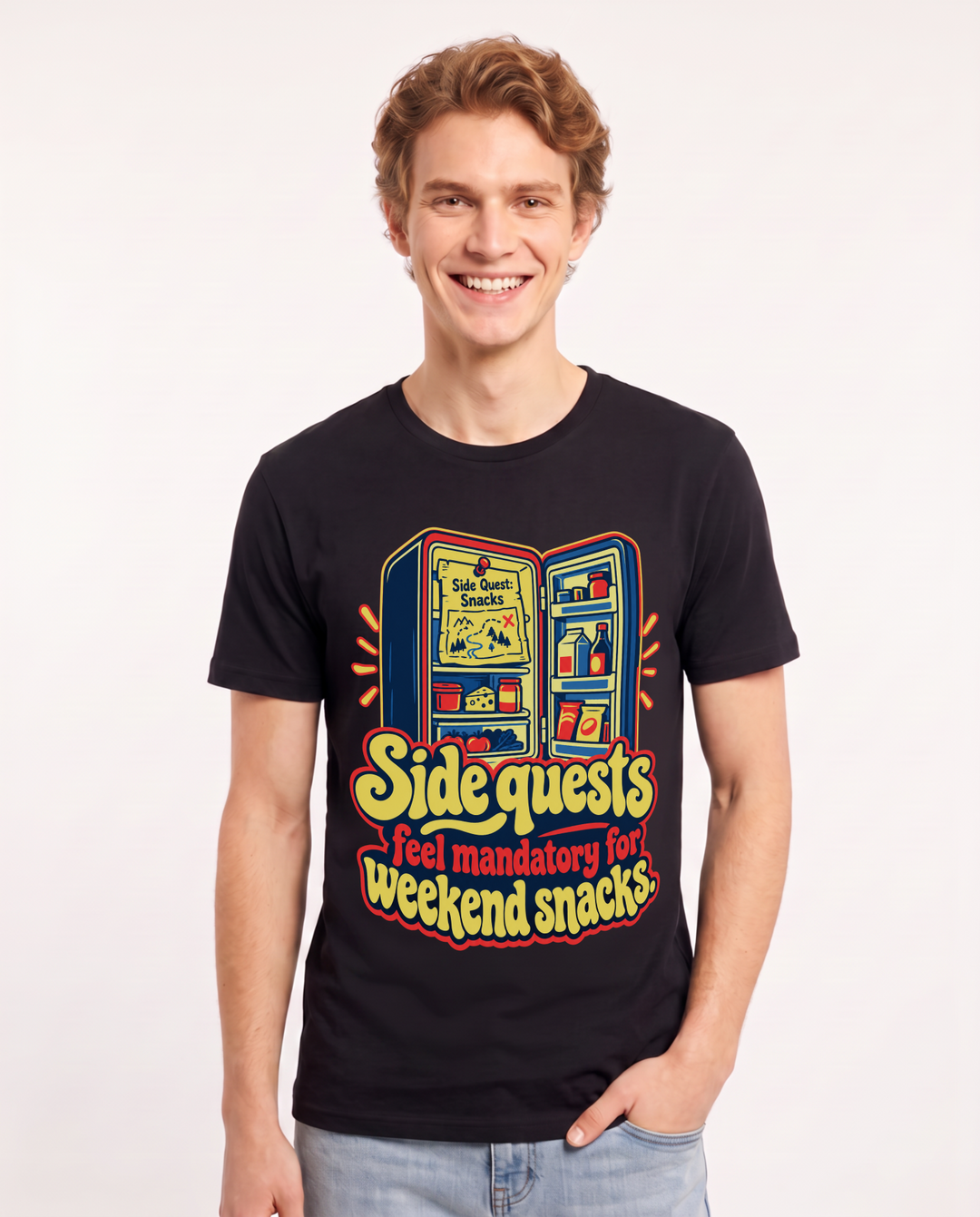 Gaming Black T-Shirt for Men – Game Night Graphic Tee product image 3