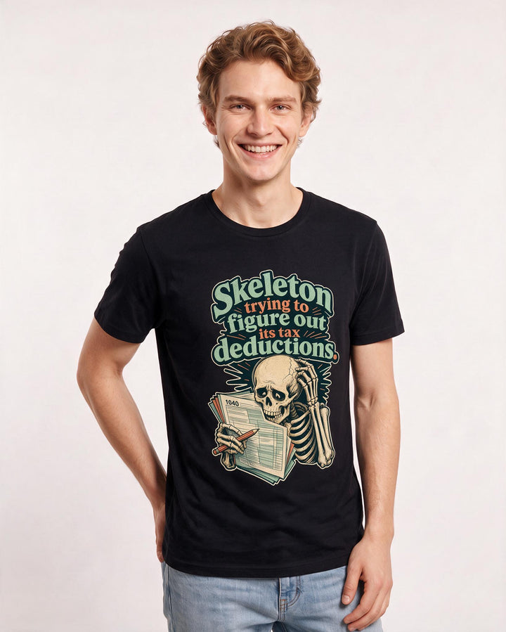 Halloween Black T-Shirt for Men – Halloween Theme Graphic Tee product image 1