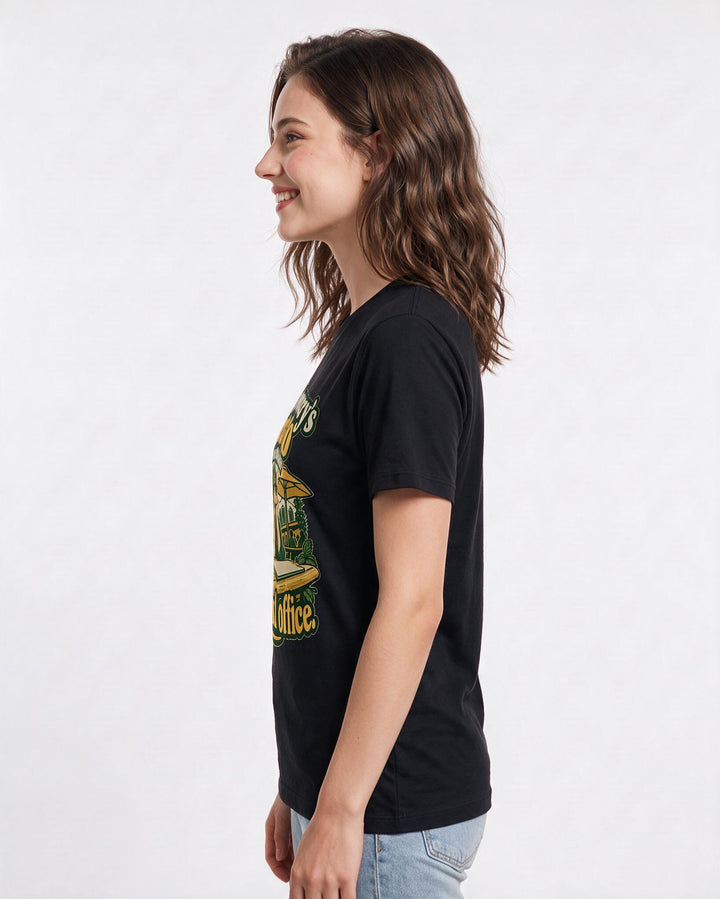 Beer Black T-Shirt for Women – Everyday Expression Graphic Tee product image 2