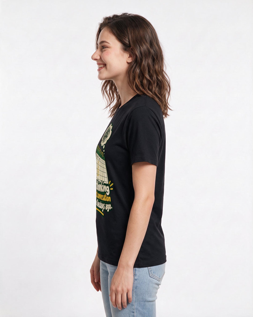 Neurodiversity Black T-Shirt for Women – Everyday Expression Graphic Tee product image 2
