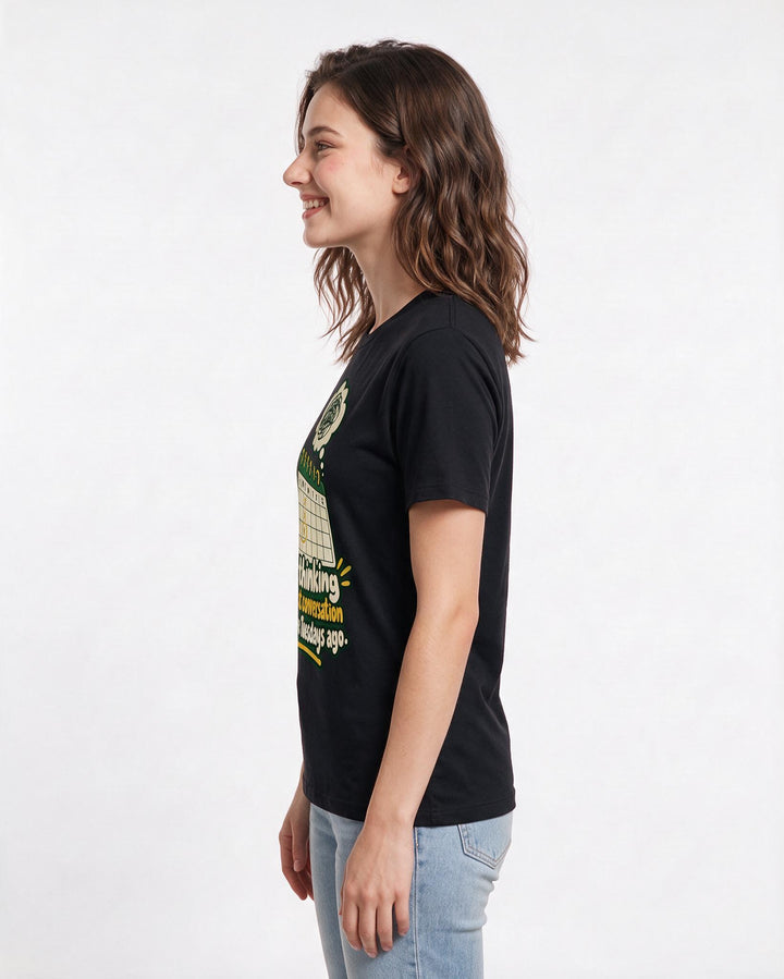 Neurodiversity Black T-Shirt for Women – Everyday Expression Graphic Tee product image 2