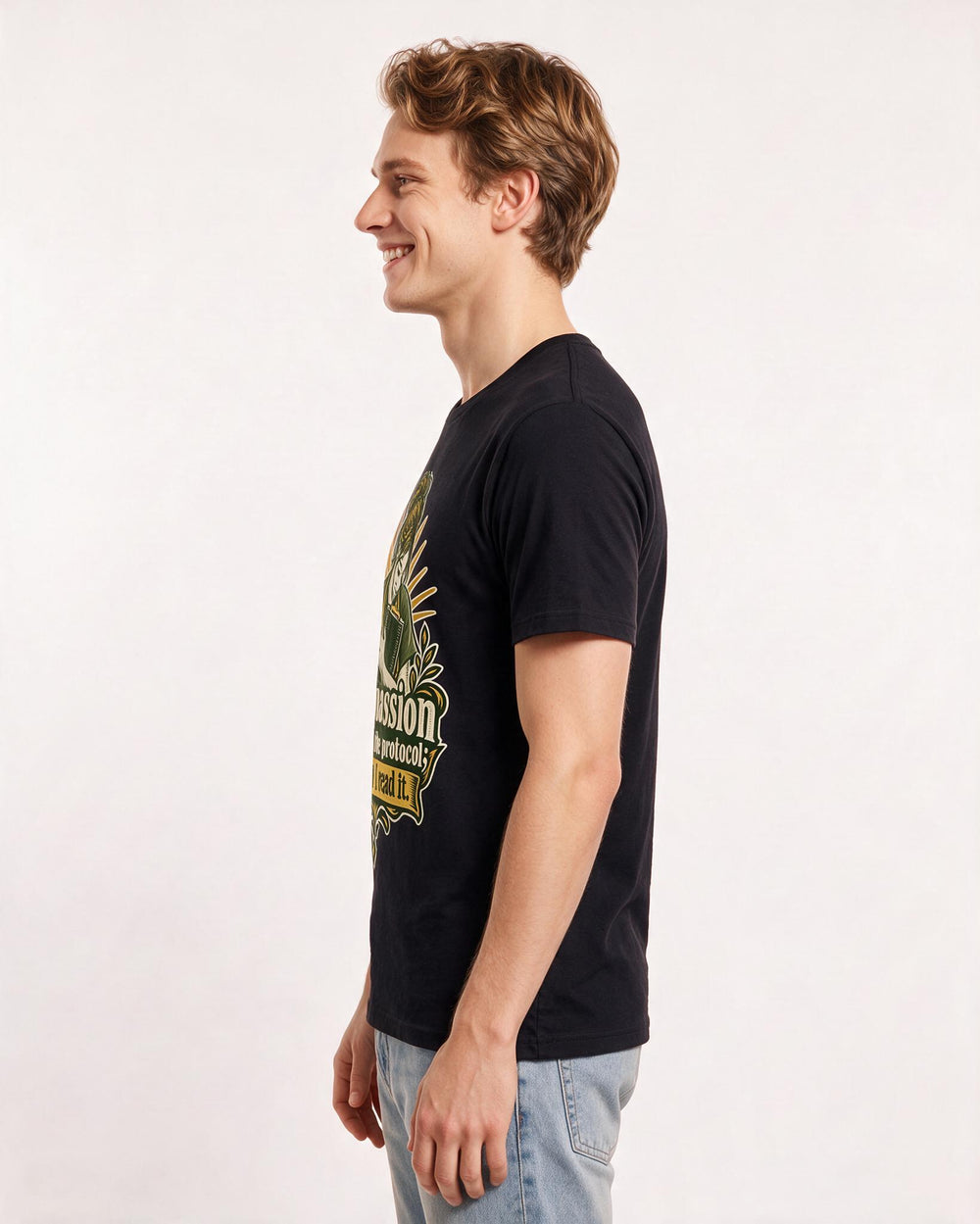 Nurse Black T-Shirt for Men – Nursing Life Graphic Tee product image 2