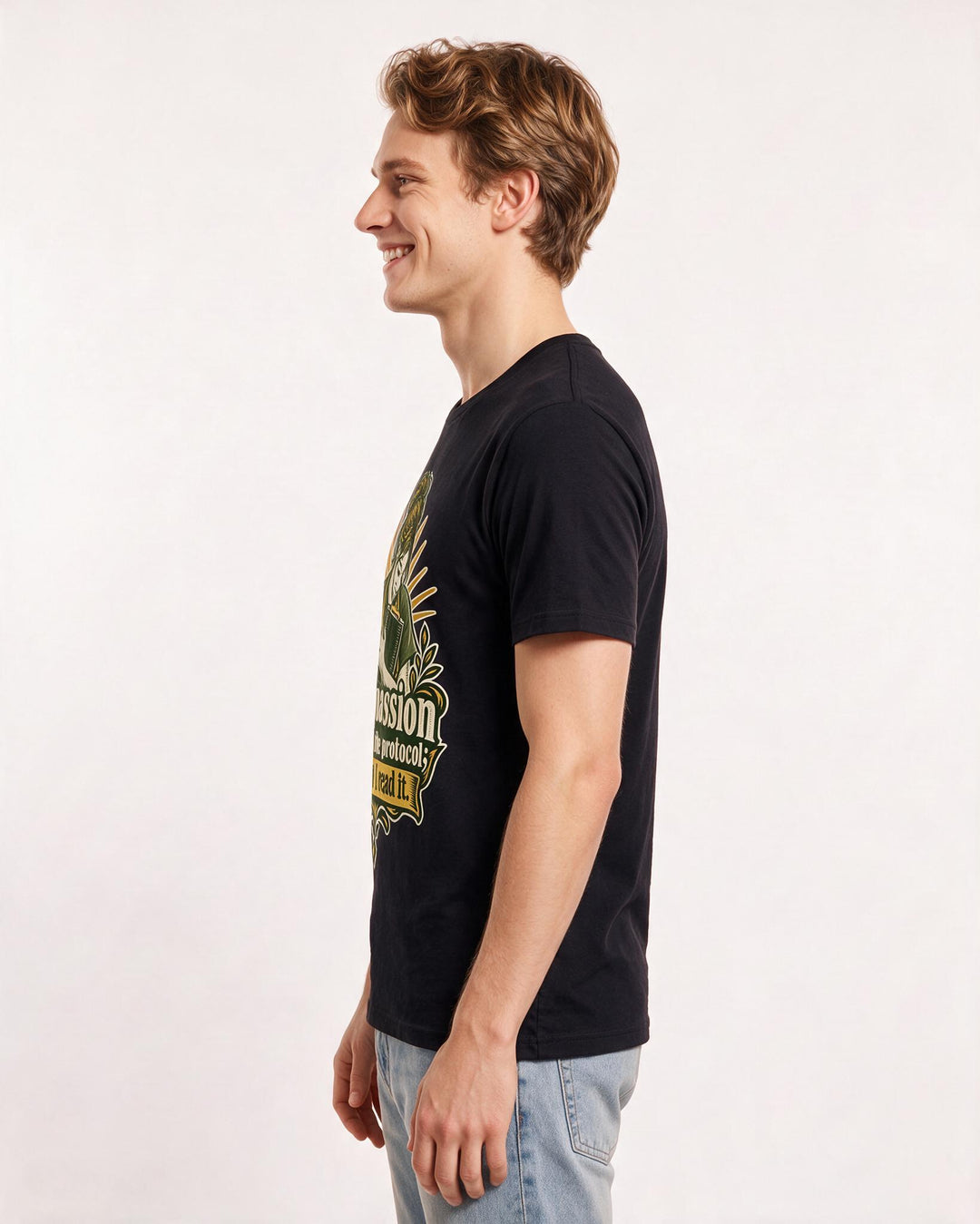 Nurse Black T-Shirt for Men – Nursing Life Graphic Tee product image 2