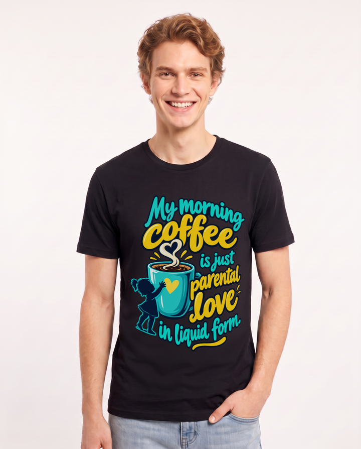 Grandparent Black T-Shirt for Men – Everyday Expression Graphic Tee product image 3