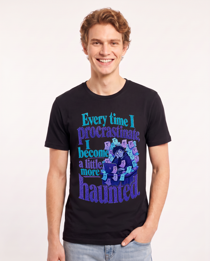 Halloween Black T-Shirt for Men – Halloween Theme Graphic Tee product image 3