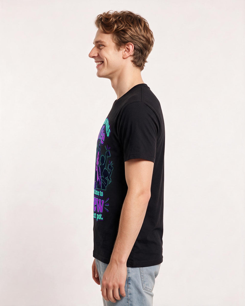 Mom Black T-Shirt for Men – Everyday Expression Graphic Tee product image 2