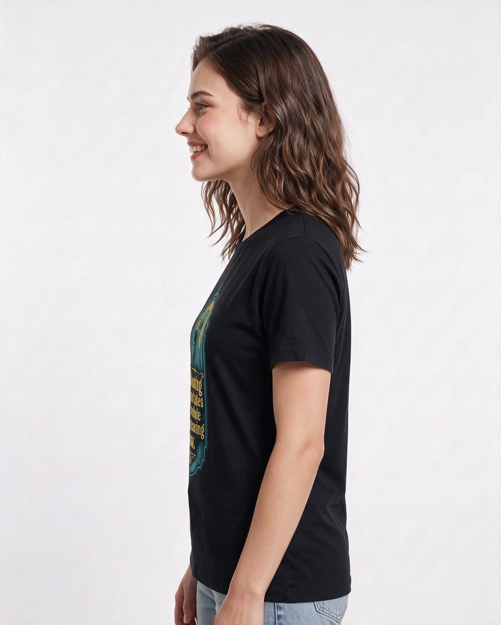Halloween Women's Black T-Shirt - Ghosting people takes on a whole new product image 2