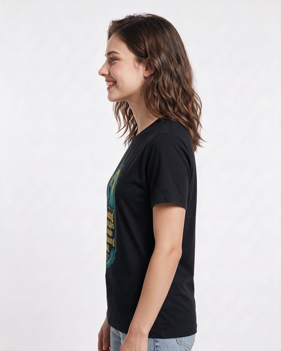 Halloween Women's Black T-Shirt - Ghosting people takes on a whole new product image 2