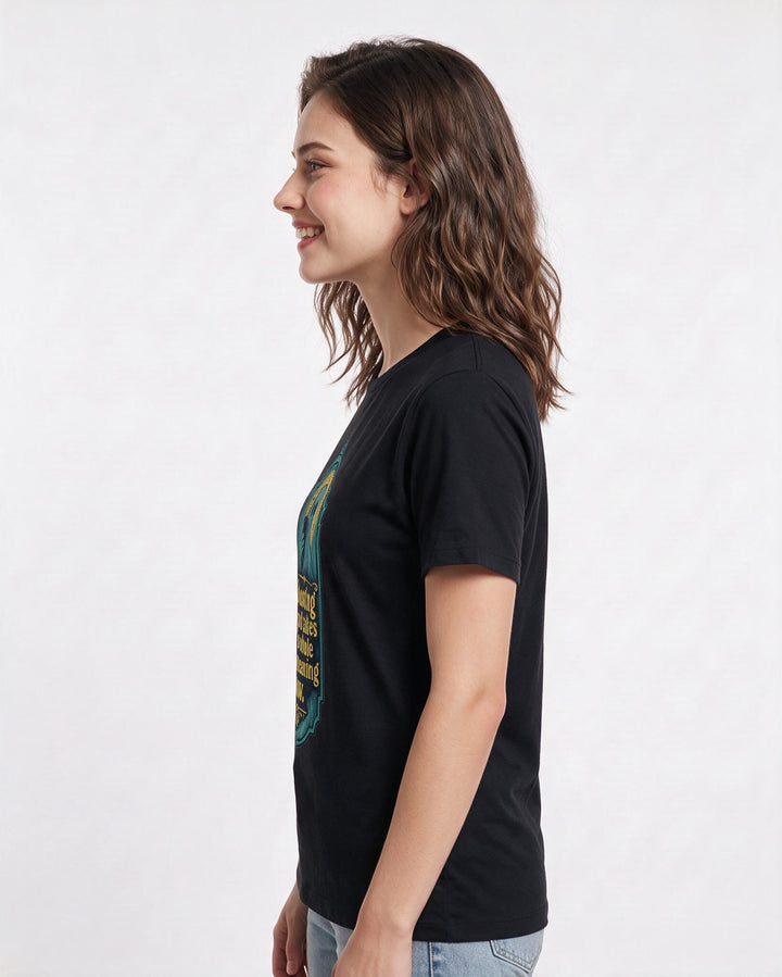 Halloween Women's Black T-Shirt - Ghosting people takes on a whole new product image 2