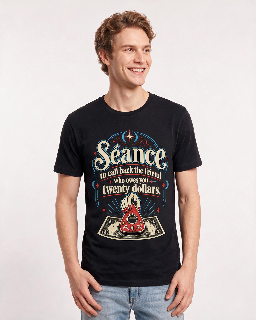 Halloween Black T-Shirt for Men – Halloween Theme Graphic Tee product image 1