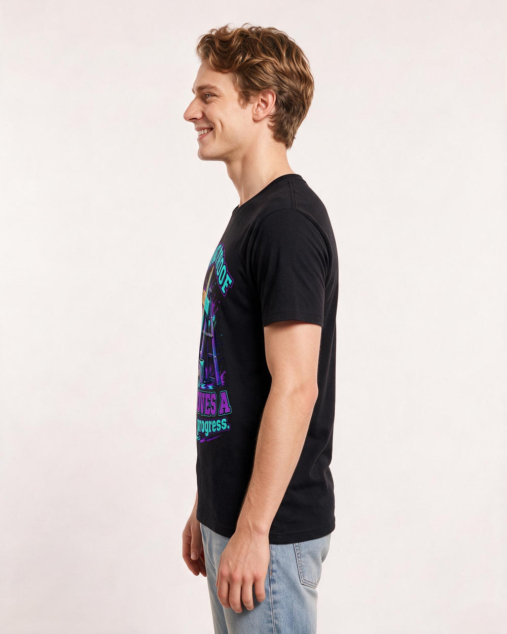 Christian Faith Black T-Shirt for Men – Everyday Expression Graphic Tee product image 2