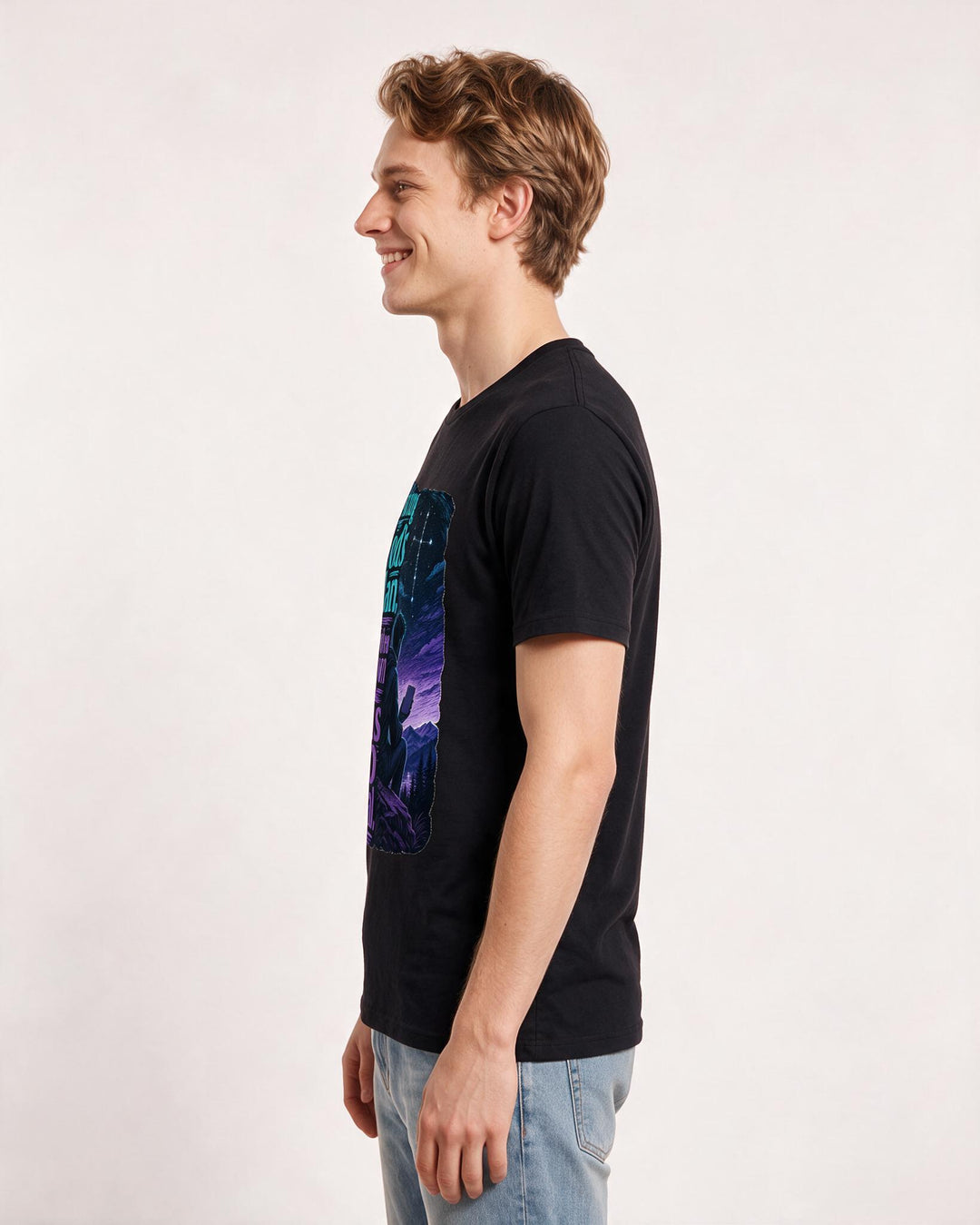 Christian Faith Black T-Shirt for Men – Everyday Expression Graphic Tee product image 2