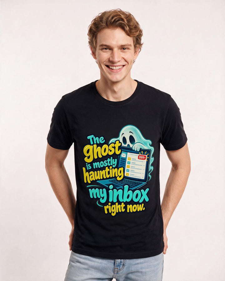Halloween Black T-Shirt for Men – Halloween Theme Graphic Tee product image 1