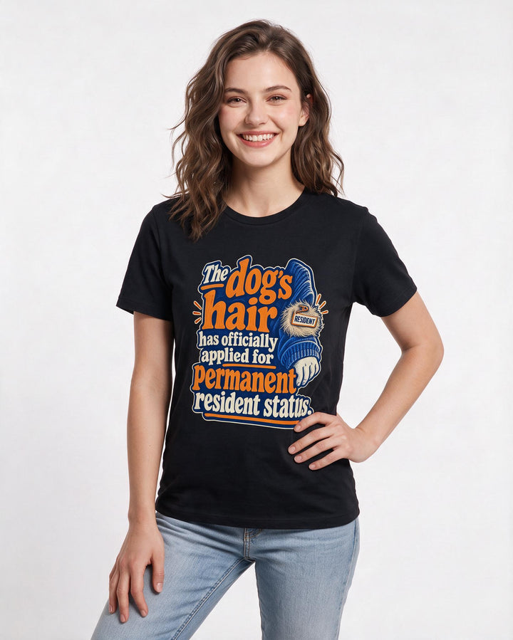 Cat Lover Black T-Shirt for Women – Everyday Expression Graphic Tee product image 1