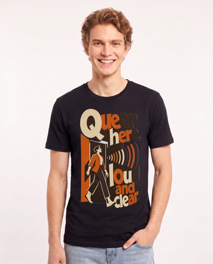 Pride Black T-Shirt for Men – Everyday Expression Graphic Tee product image 3