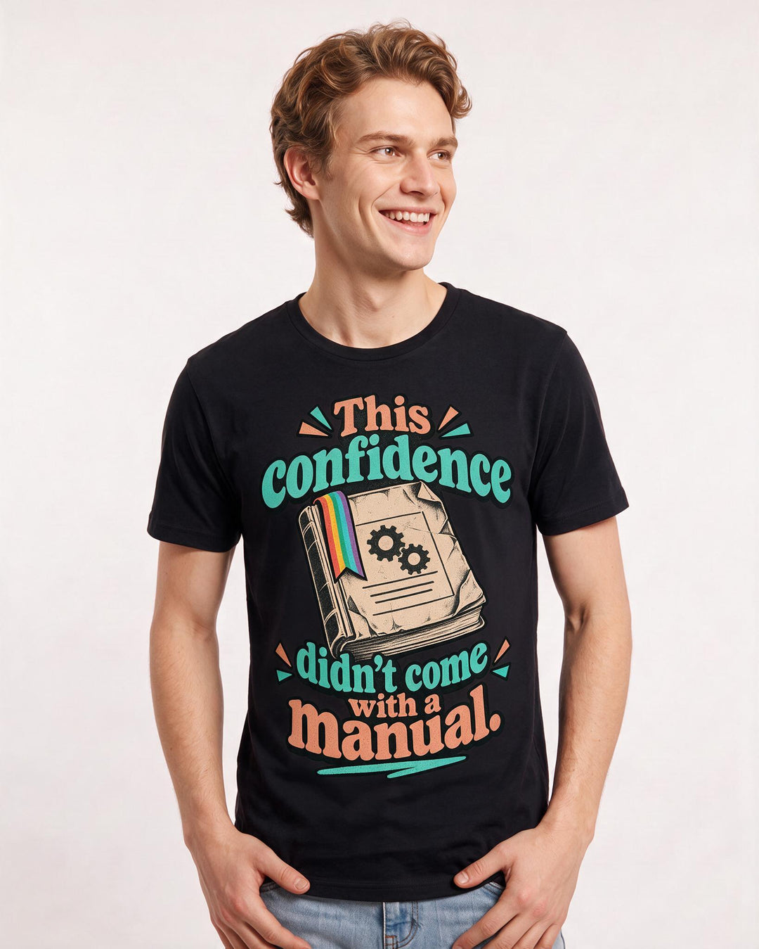 Pride Black T-Shirt for Men – Everyday Expression Graphic Tee product image 1